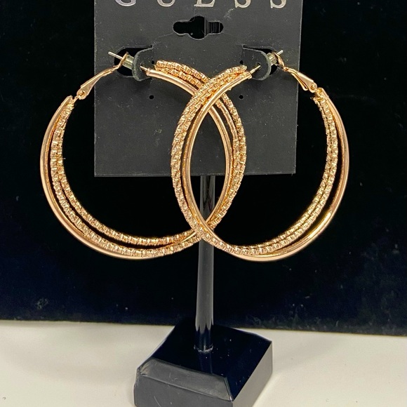 NEW Guess Hoop Earrings - Picture 4 of 4